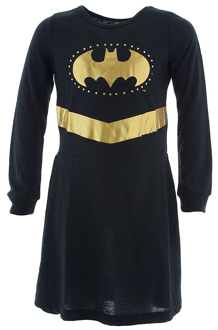 Intimo Little Girls Black Batgirl Nightgown Walmart