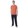thumbnail image 1 of Intimo Men's 2 Piece Pajama Set Cotton/Poly Blend Jersey Knit Lounge Pants With Soft T-Shirt Top, 1 of 4
