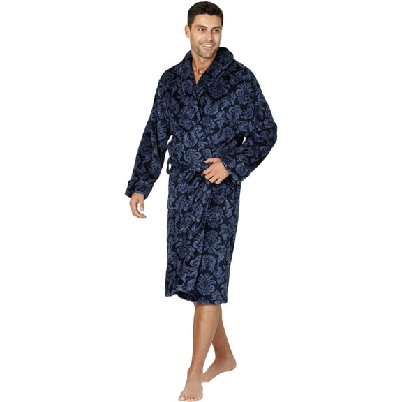 Intimo Men's Paisley Corel Robe