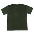 thumbnail image 1 of Intimo Men's Ribbed V-Neck Casual Short-Sleeve T-Shirt Loungewear Sleepwear, 1 of 5