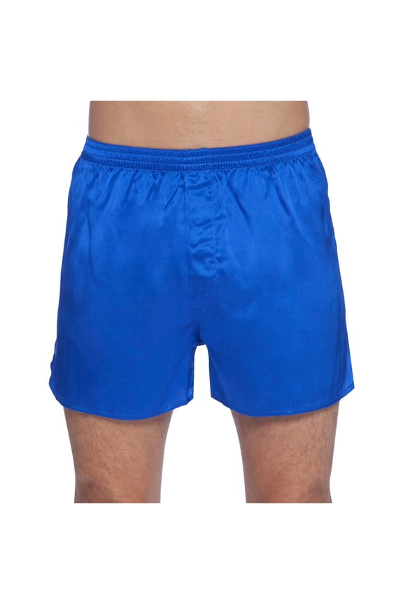 Intimo Mens' Classic Silk Boxer Shorts Lounge Sleepwear
