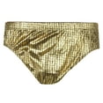 thumbnail image 1 of Intimo Mens Gold Squares Print Bikini Brief Underwear, 1 of 5