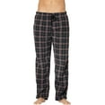 thumbnail image 1 of Intimo Mens' Microfleece Plaid Drawstring Waist Lounge Sleep Pajama Pant Sleepwear Loungewear, 1 of 6