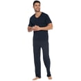 thumbnail image 1 of Intimo Mens Soft Knit Short Sleeve V-Neck Top, 1 of 4