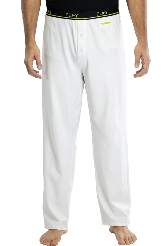 Intimo Mens' iPlay Pajama Pant Button Fly Lounge Pants Sleepwear