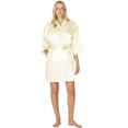 thumbnail image 1 of Intimo Womens Poly Charmeuse Robe, 1 of 4