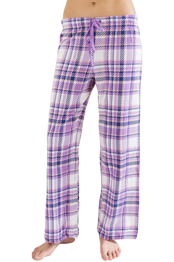 Intimo Womens' Print Cotton Knit Lounge Sleep Pajama Pant Loungewear Sleepwear