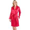thumbnail image 1 of Intimo Womens Satin Kimono Robe, 1 of 4