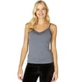 thumbnail image 1 of Intimo Womens' Soft Knit Sleep Cami with Lace Pajama Sleep Lounge Casual Sleepwear, 1 of 4