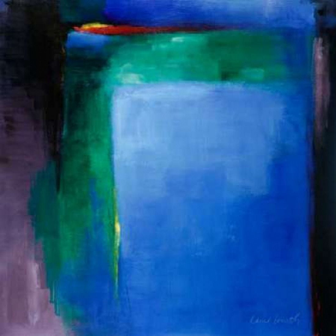 Into Blue I Canvas Art - Lanie Loreth (24 x 24)