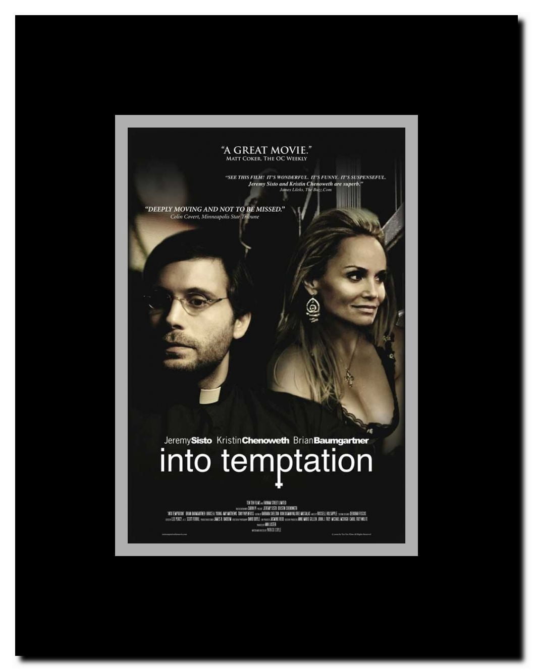 Into Temptation Framed Movie Poster