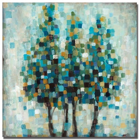 Into The Blue by Wani Pasion Premium Gallery-Wrapped Canvas Giclee Art - Ready-to-Hang, 30 x 30 x 1.5 in.