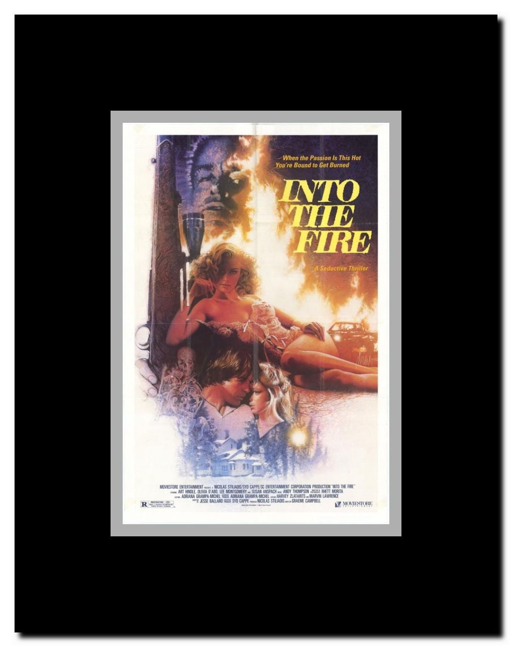 Into The Fire Framed Movie Poster