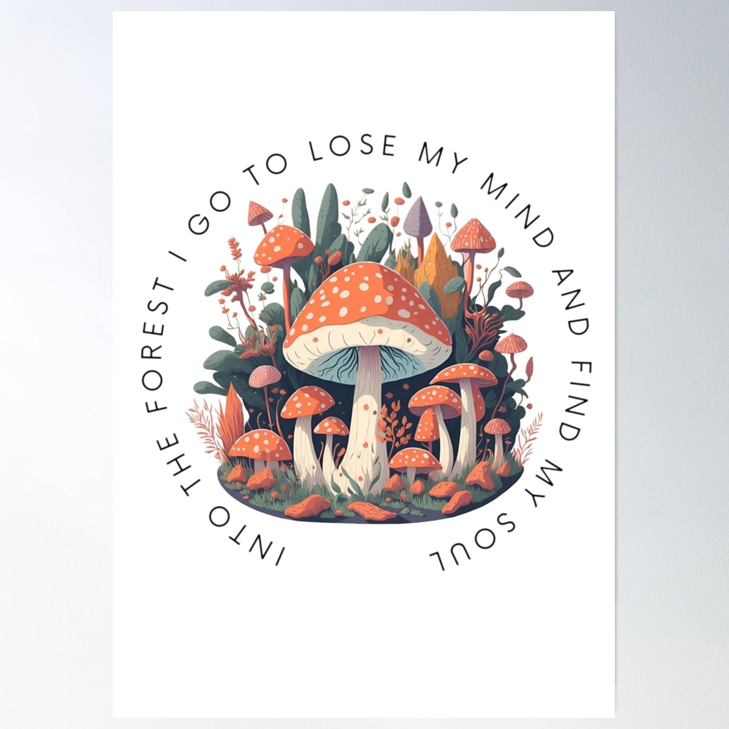 Inga lose your mind find your soul poster musicale poster in metallo di latta regalo di compleanno 20,3 x 30,5 cm