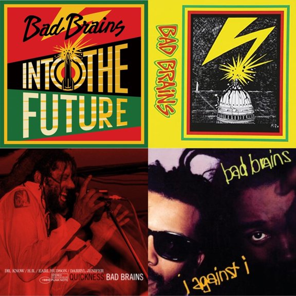 Into The Future (Green, Yellow, Red Splatter LP Vinyl) & Bad Brains & Quickness (Punk Note) & I Against I