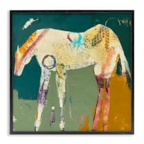 Into The Mystic Horse Black Framed Giclee Art, design by Dianna Fritzler