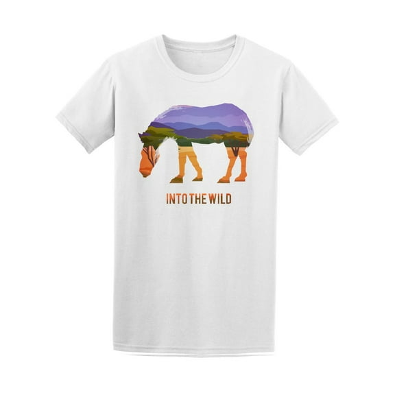 Into The Wild Africa T-Shirt Men -Image by Shutterstock, Male Large