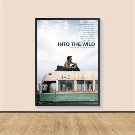 Into The Wild Movie Poster, Wall Art Print, Unframed Paper Poster 8x10in
