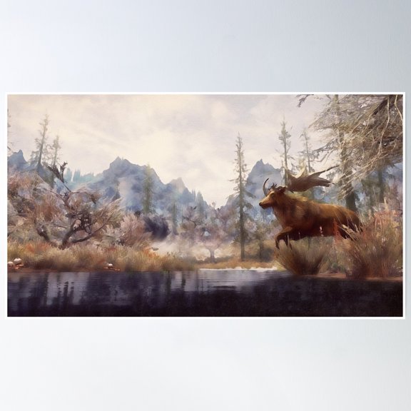 Into The Wild Poster Wall Art, Modern Wall Decor, 8x12 UNFRAMED