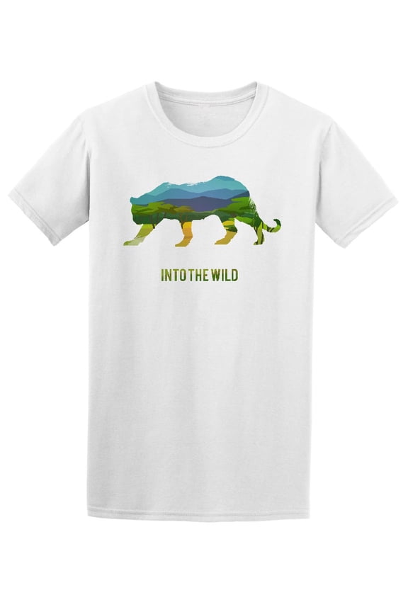 Into The Wild Tiger T-Shirt Men -Image by Shutterstock, Male Medium