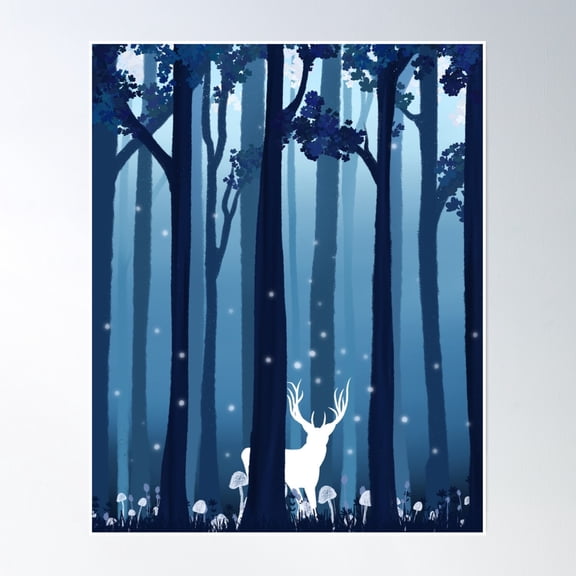 Into The Woods Poster Wall Art, Modern Wall Decor, 8x12 UNFRAMED