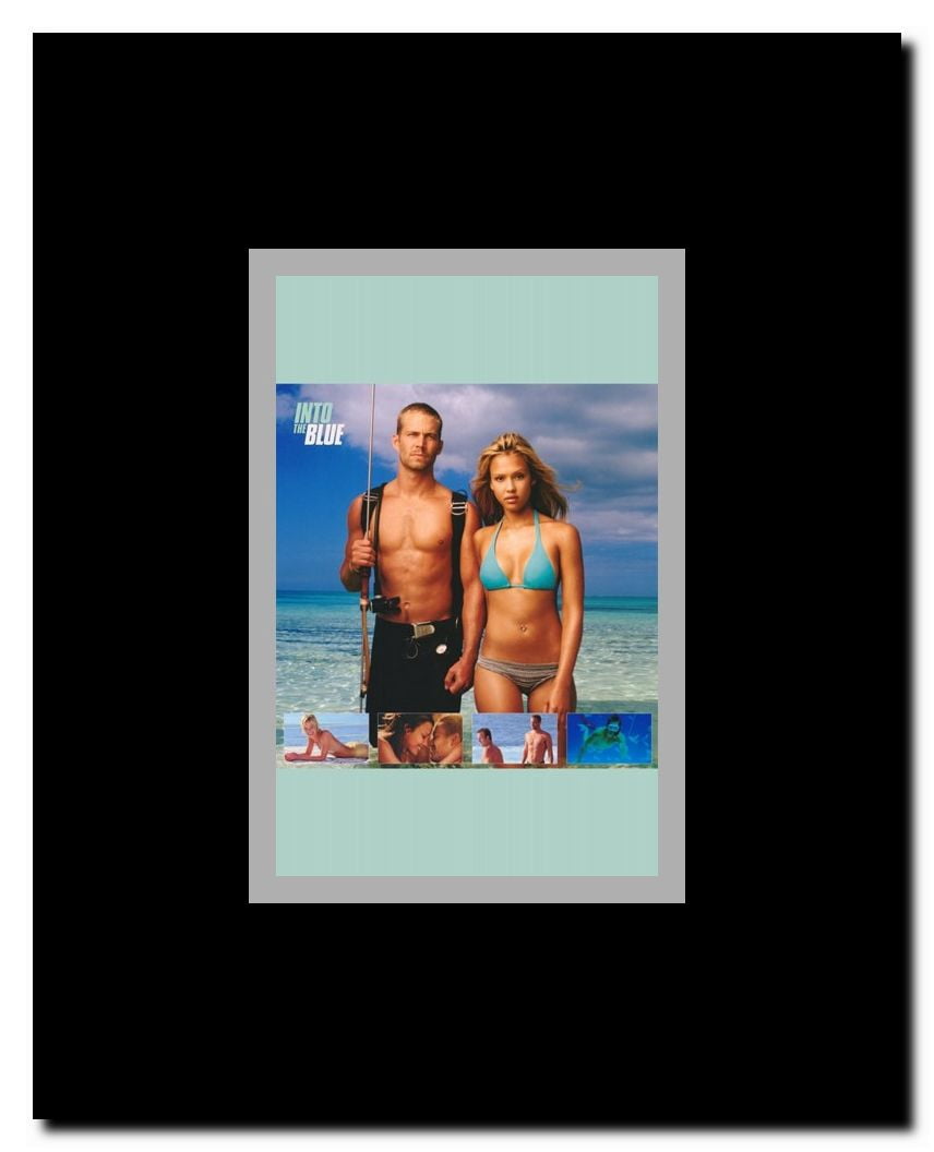 Into the Blue Framed Movie Poster