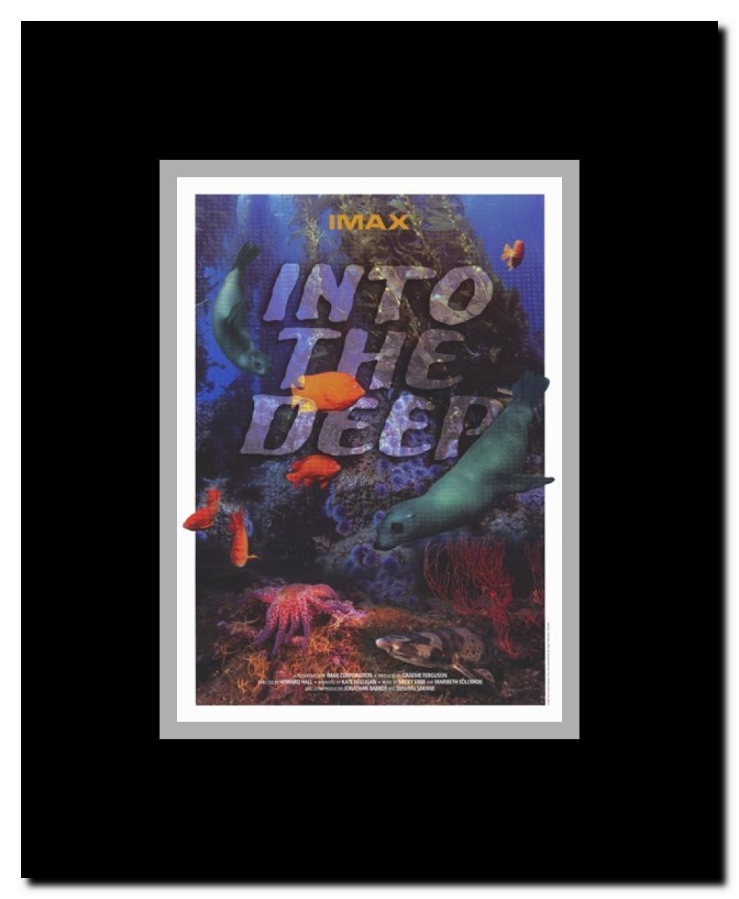 Into the Deep (Imax) Framed Movie Poster