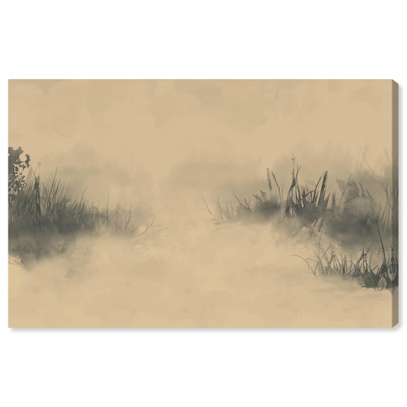 Into the Mist Canvas Vintage Illustration by Art Remedy, Gallery Wrapped, 45" x 30"