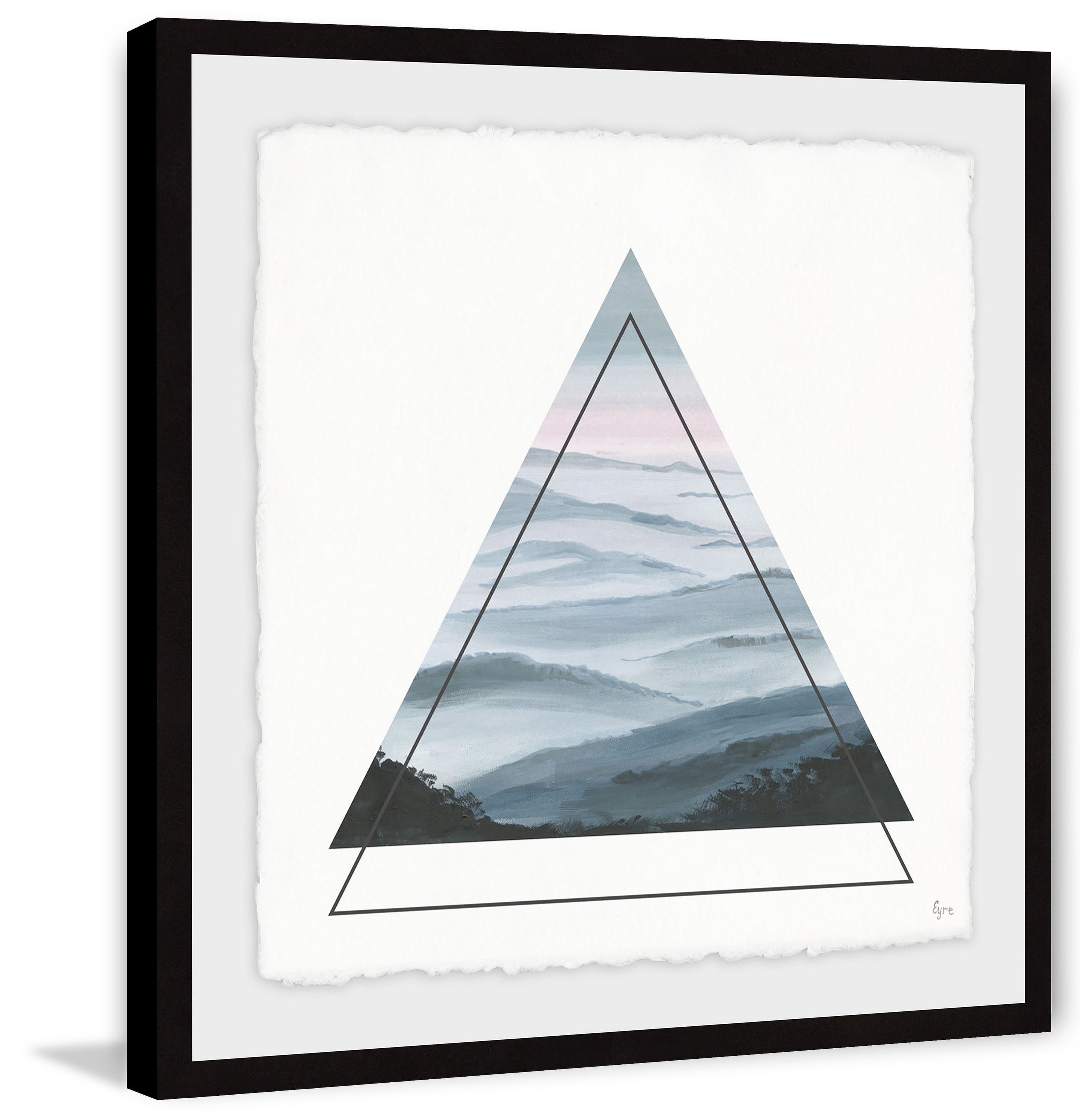 Into the Mist Framed Painting Print