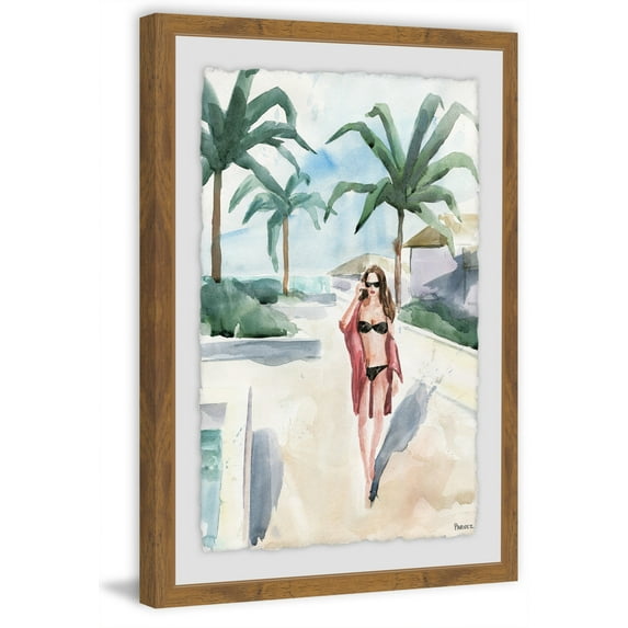 Into the Paradise Framed Painting Print