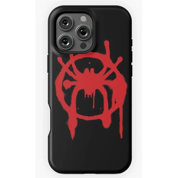 Into the Spider Verse Miles Morales Hero iPhone 11 12 13 14 15 16 17 Pro Max Phone Cover