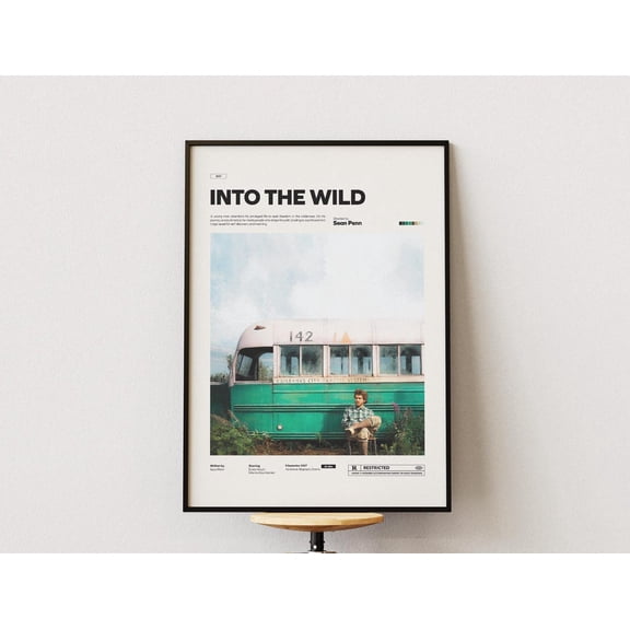 Into the Wild Movie Poster, Biographical Adventure Film Print Unframed Size 24''x36'' GooGate