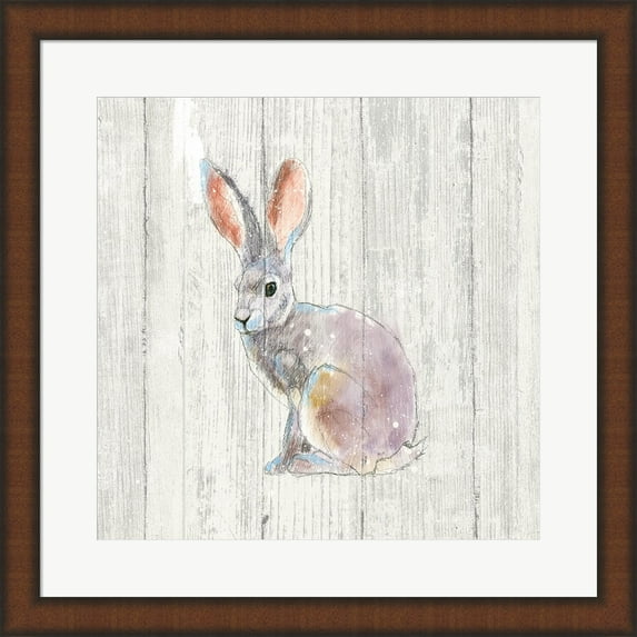 Into the Woods I no Border on Barn Board by Emily Adams, Framed Wall Art, 19.75W x 19.75H