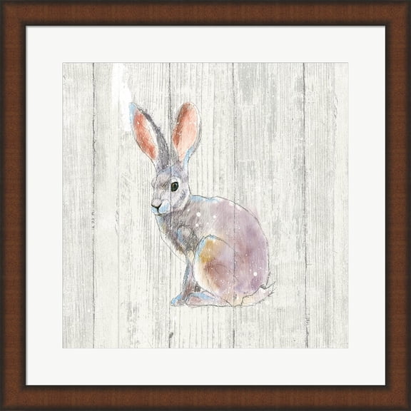 Into the Woods I no Border on Barn Board by Emily Adams, Framed Wall Art, 19.75W x 19.75H