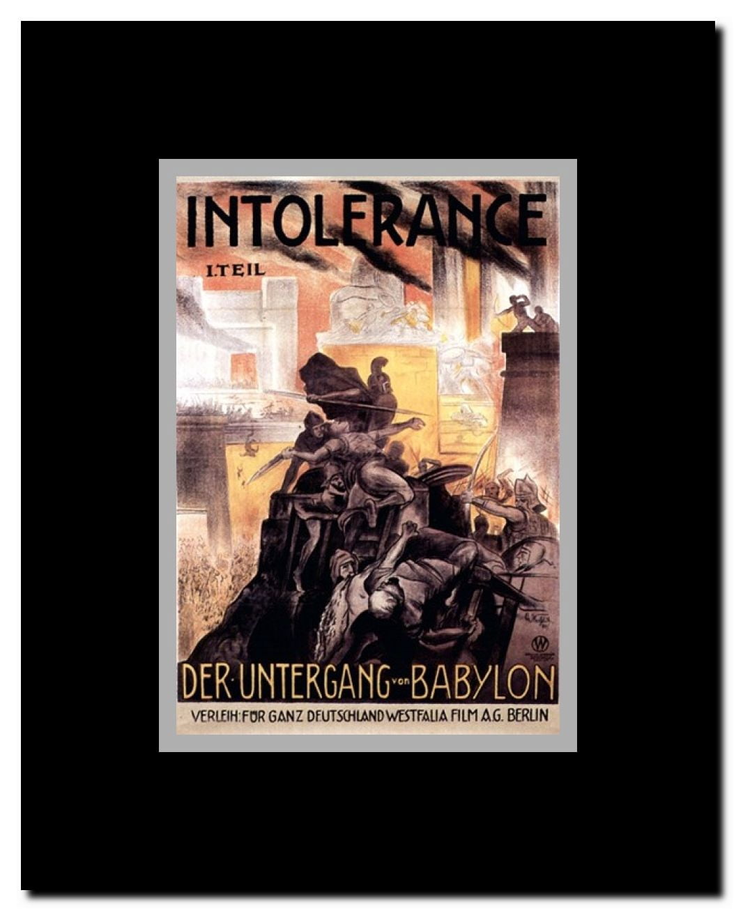 Intolerance Framed Movie Poster