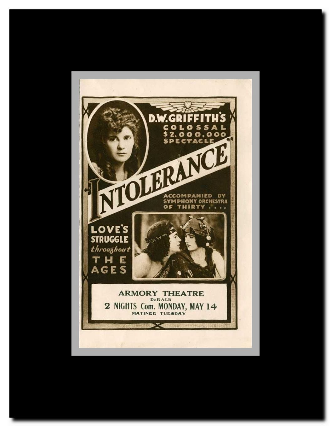 Intolerance: Love's Struggle Throughout the Ages Framed Movie Poster