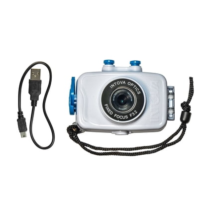 Intova Duo Waterproof HD POV Sports Video Camera, White