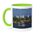 thumbnail image 1 of 3dRose, Intracoastal, Fort Lauderdale, Florida, USA - US10 JEN0020 - Jim Engelbrecht, 11oz Two-Tone Green Mug, 1 of 7