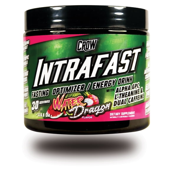 Intrafast Intermittent Fasting powder drink and pre-workout WaterDragon Flavor