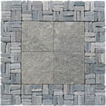 thumbnail image 1 of Intrend Tile LS018-G Quartzite Grand Central Alternate Pattern Mosaic - Green, 1 of 1