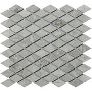 Intrend Tile NS021-A Limestone Diamond Mosaic - Grey