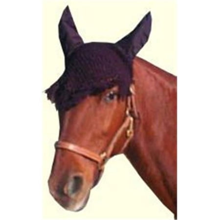 Intrepid Fancy Crochet Fly Veil Horse Black