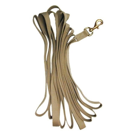 Intrepid International 106253 25 ft. Deluxe Cotton Lunge Line - Natural