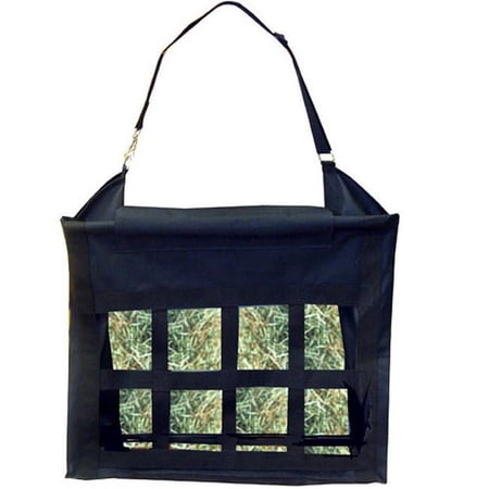 Intrepid International Deluxe Top Load Hay Bag Black