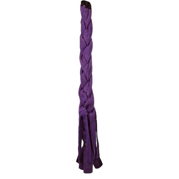 Intrepid International Original TailWrap Fleece Tail Braid Medium 34"-Purple Fleece 34"