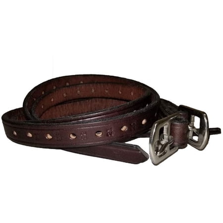 Intrepid International Pro-Trainer Stirrup Leathers 1" (Brown, 1"x54")