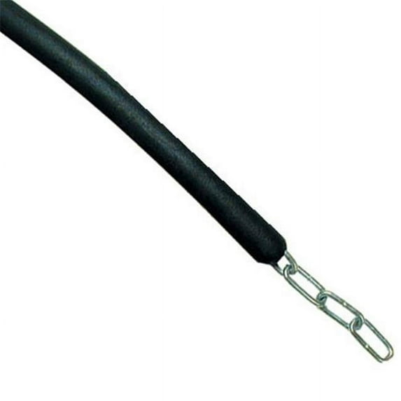 Intrepid International STCHBK Horse Stall Chain Guard Rubber Covered, Black