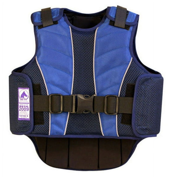 Intrepid International Supra-Flex Body Protector Equestrian Vest Child's-SM-Navy
