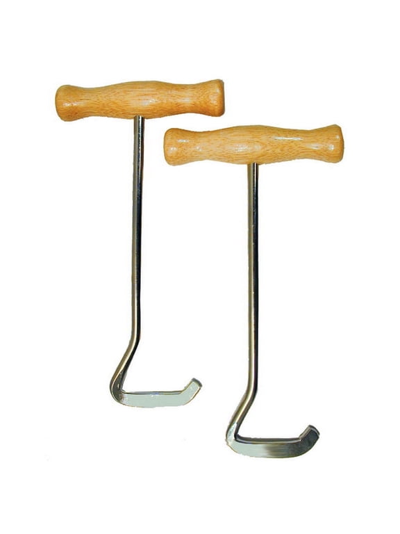 Wooden Handle Boot Pulls Pair