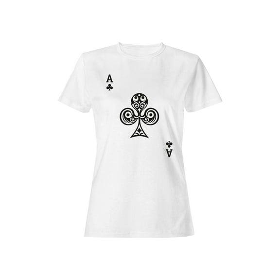 Intricate Ace of Clubs Women's T-shirt